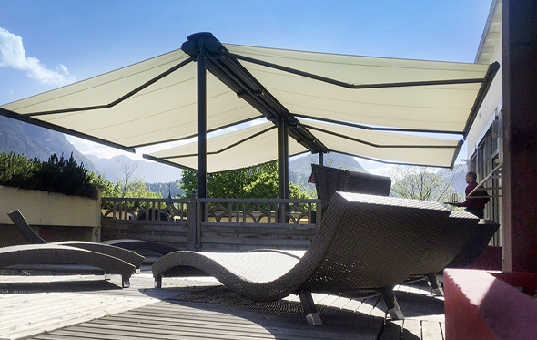 Cüt açılan tent
