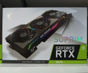 Videokart msi geforce rtx 3070 suprim 8g