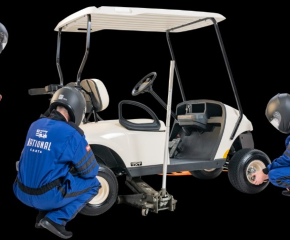 Servis golf car