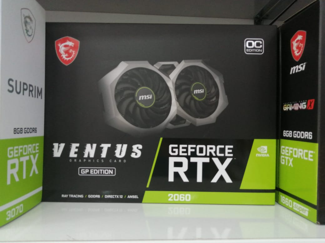 Videokart msi geforce rtx 2060 ventus 6gb gp oc edition