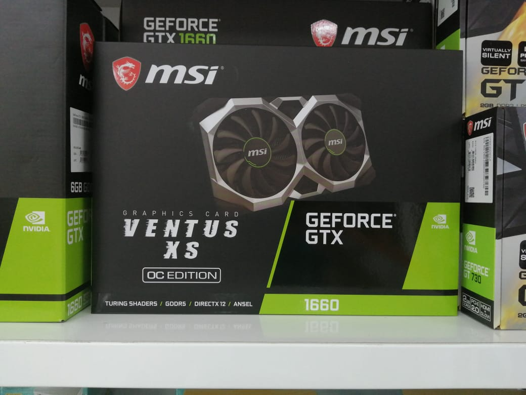 Videokart msi geforce gtx 1660 ventus xs 6g ocv1