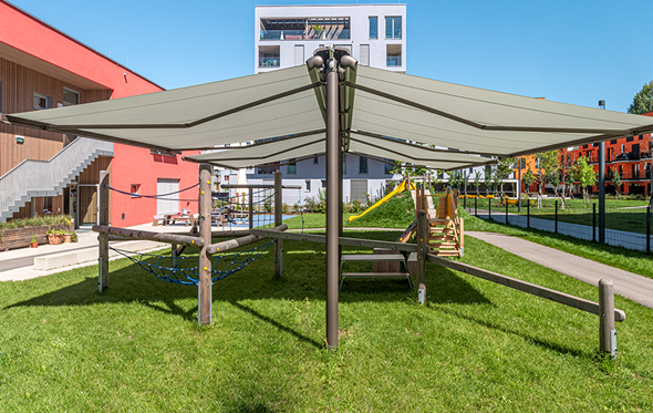 2 tərəfə açılan tent