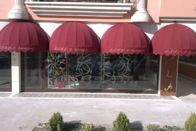 Qapı üzəri üçün sabit tent