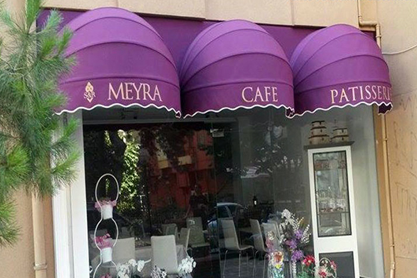 Sabit pəncərə üstü tent