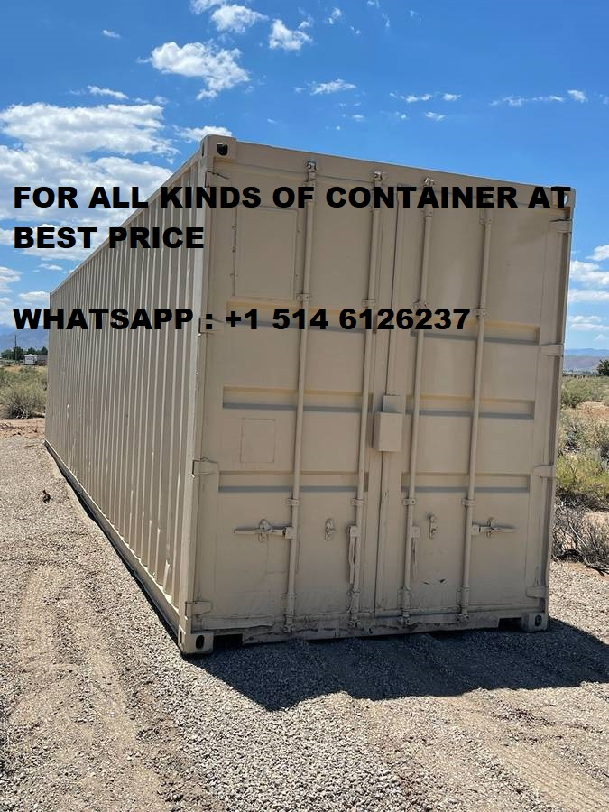 20' & 40' shipping containers on sale!! whatsapp +1 514 6126237