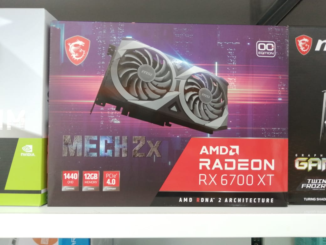 Videokart msi rx 6700 xt 12gb 192 bit ddr6