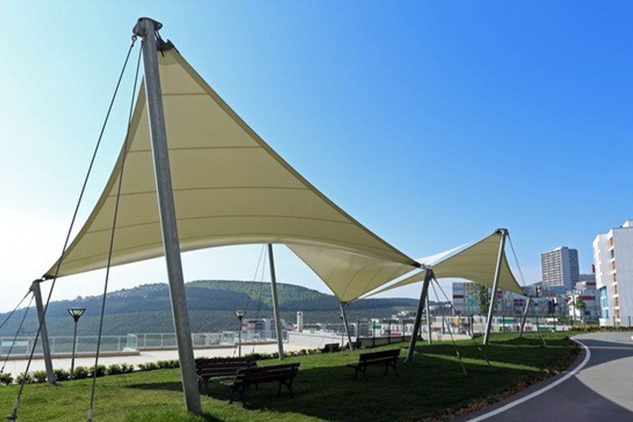 Qübbə asma gərmə membran