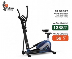 Elliptik trenajor TA Sport Ilkin Odenissiz Arayissiz Zaminsiz