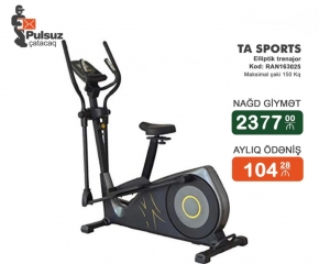 Elliptik trenajor TA Sports Ilkin Odenissiz