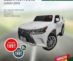 Usaq Masini Lexus Modeli 6 Aya Faizsiz Arayissiz ve Zaminsiz