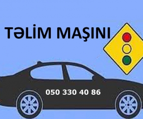 Təlim maşinı ilə sürücülük dərsləri