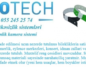 ✓Bileklikler – bir defelik istifade✓ 055 245 25 74✓