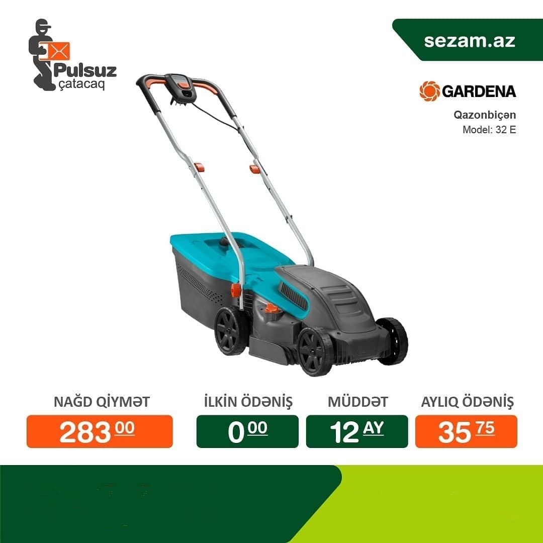 Qazonbiçən Gardena İlkin Odenissiz Arayissiz Zaminsiz