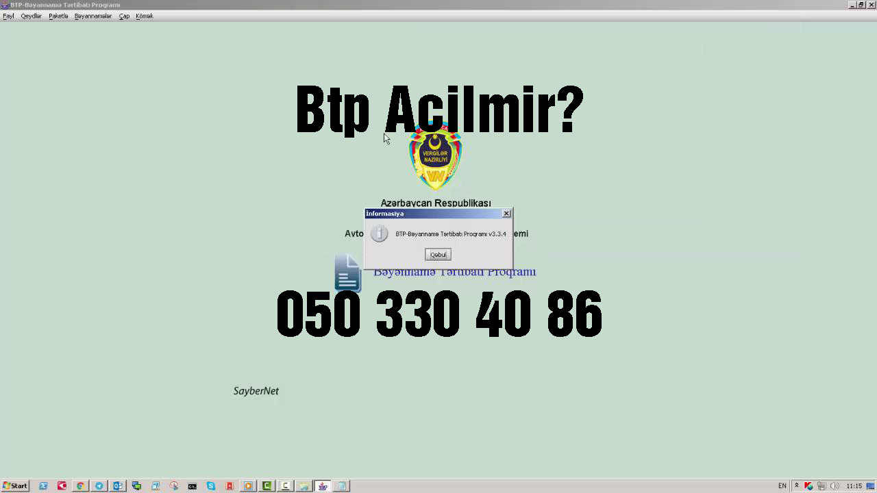 Btp proqraminin yazilmasi