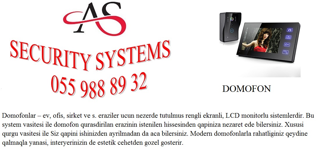  ❈Domofon❈ 055 936 95 82❈