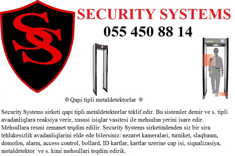 ❊Qapı tipli metal detektorları ❊ 055 450 88 14 ❊