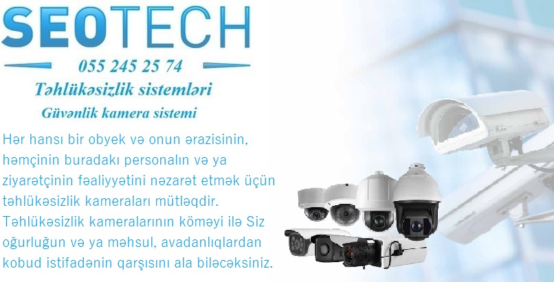 ✓Tehlukesizlik kamera sistemi   ✓055 245 25 74✓