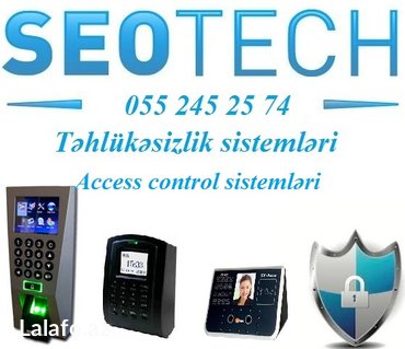 ✓Barmaq izi ile kecid sistemleri, kartli kecid sistemleri, uzle tanima sistemleri✓055 245 25 74 ✓