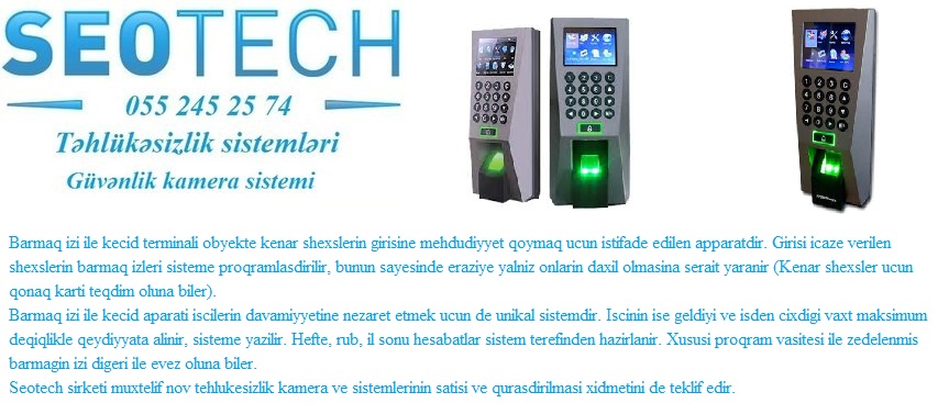 ✓Barmaq izi aparati✓ 055 245 25 74✓